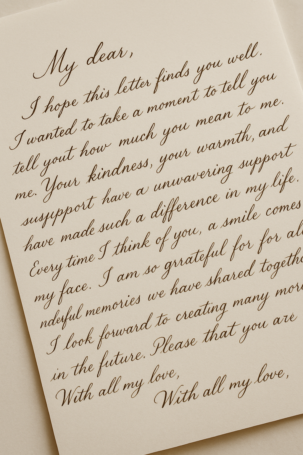 Handwritten Letter Service